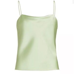 Alice + Olivia BLUE Harmon Satin Camisole